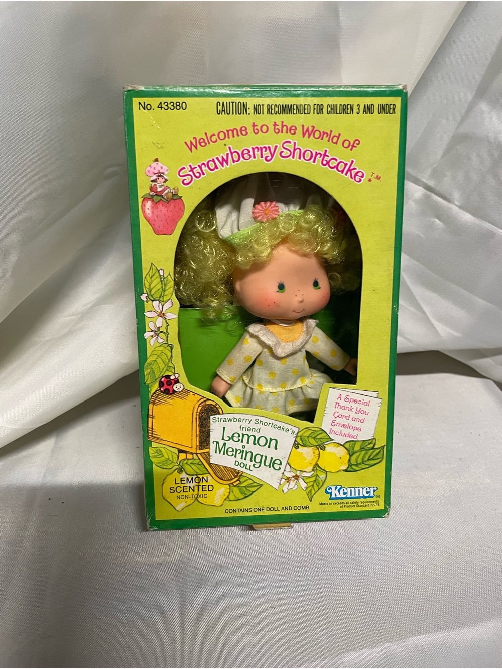 Vintage 1980’s Kenner  Strawberry Shortcake Lemon Meringue Doll - Yellow & Green